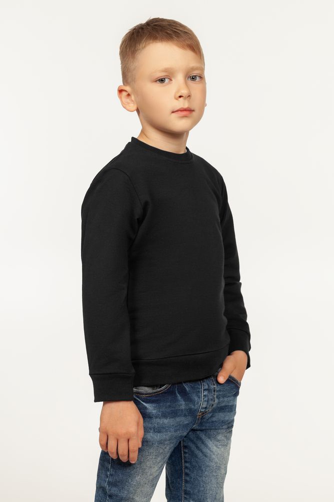 Свитшот детский Toima Kids, черный / Миниатюра WWW (1000)