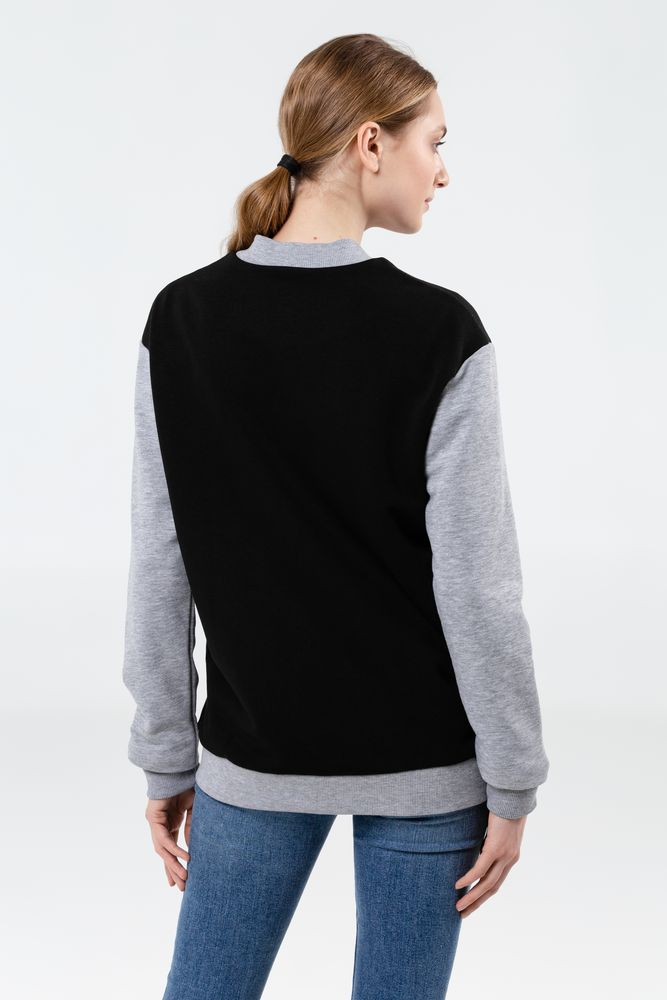 Бомбер College, черный / Миниатюра WWW (1000)