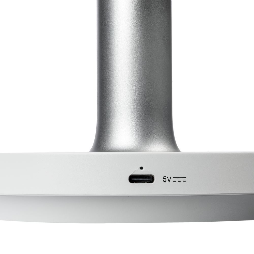 Настольный беспроводной вентилятор с подсветкой inBreeze, белый c серым / Миниатюра WWW (1000)