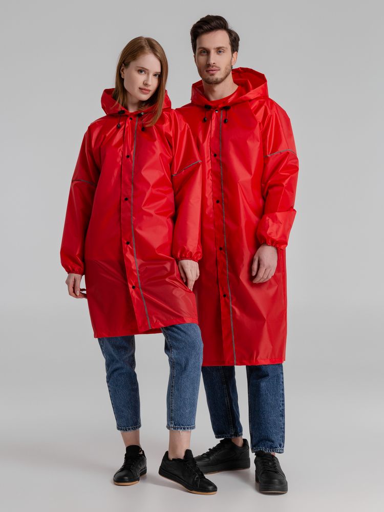 Дождевик со светоотражающими элементами Rainman Blink, красный / Миниатюра WWW (1000)