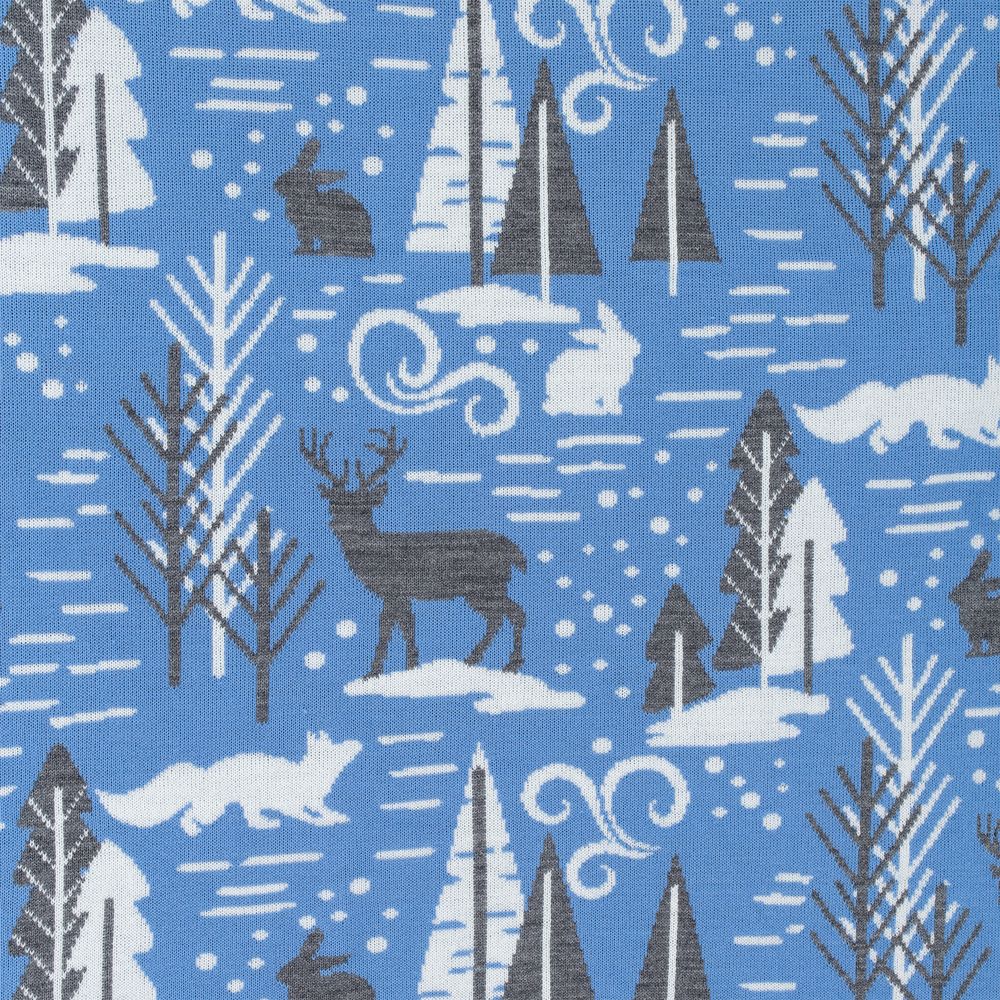 Плед Sever, голубой / Миниатюра WWW (1000)