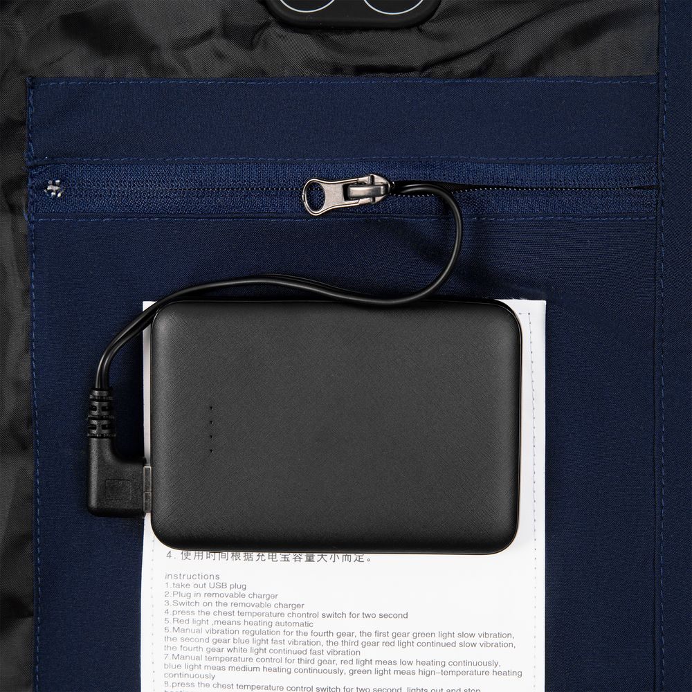 Куртка с подогревом Thermalli Everest, синяя / Миниатюра WWW (1000)