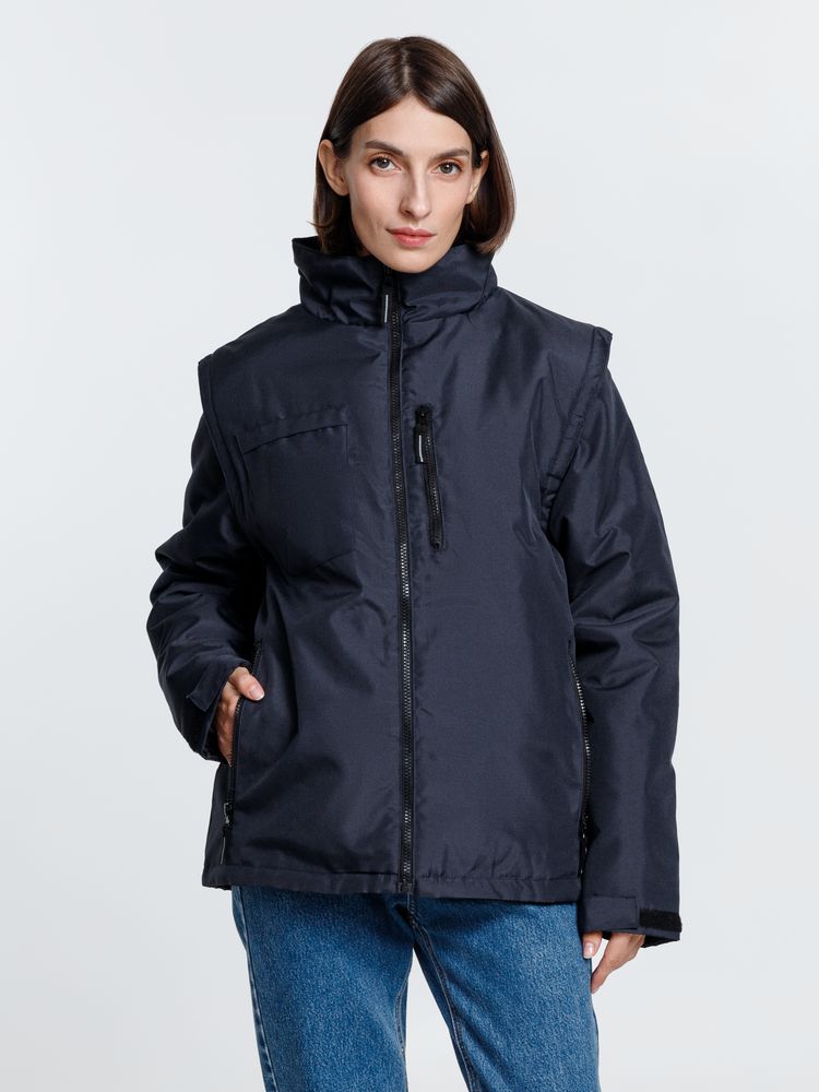 Куртка-трансформер унисекс Astana, темно-синяя / Миниатюра WWW (1000)