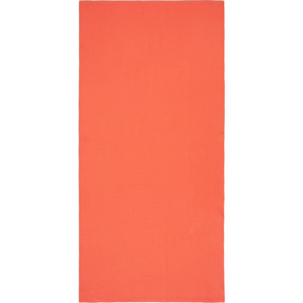 Полотенце вафельное «Деметра», большое, оранжевое (грейпфрут) / Миниатюра WWW (1000)