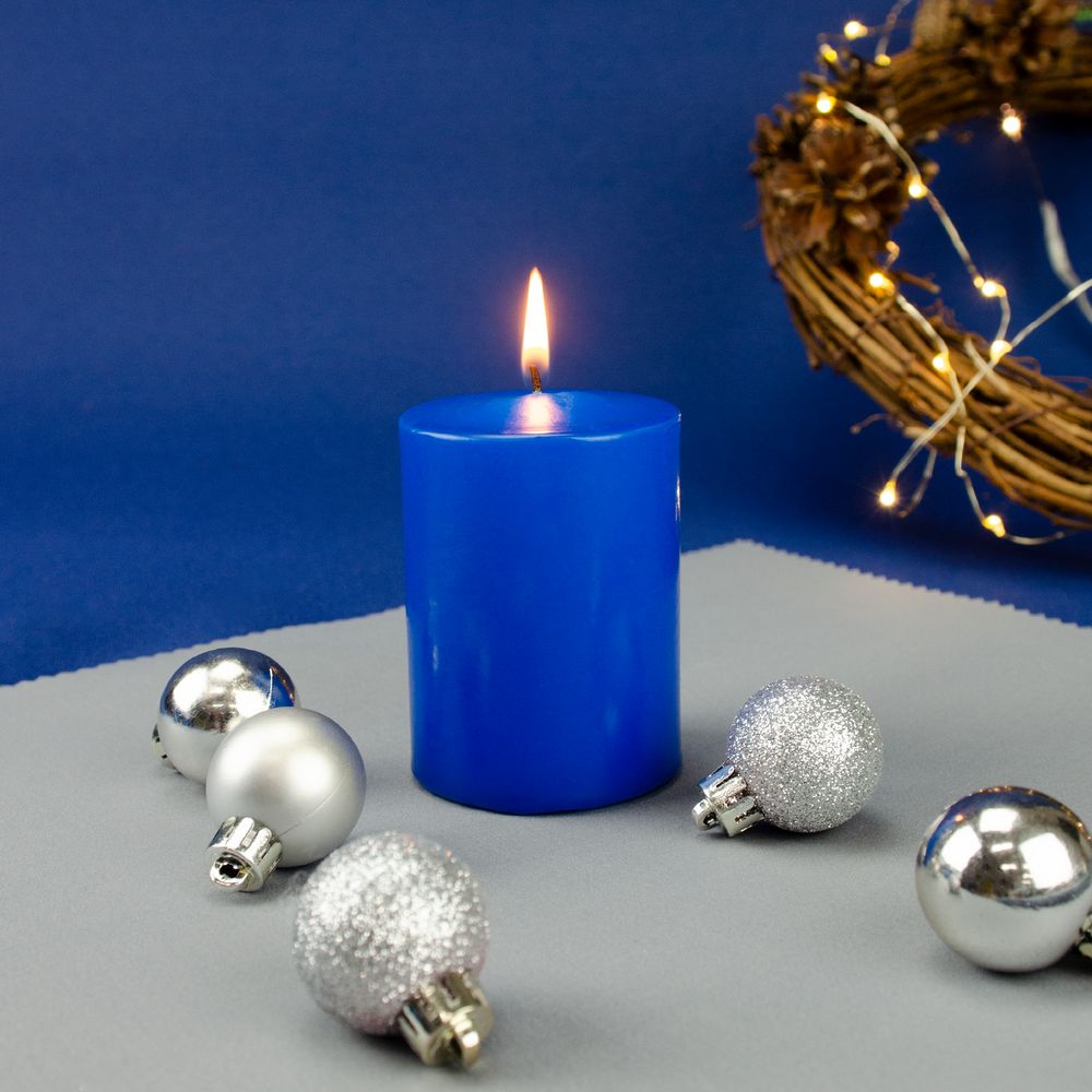 Свеча Lagom Care, синяя / Миниатюра WWW (1000)