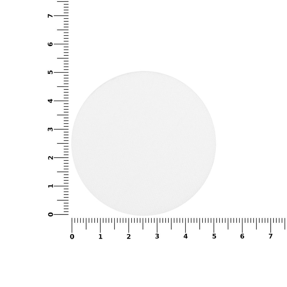 Наклейка тканевая Lunga Round, M, белая / Миниатюра WWW (1000)