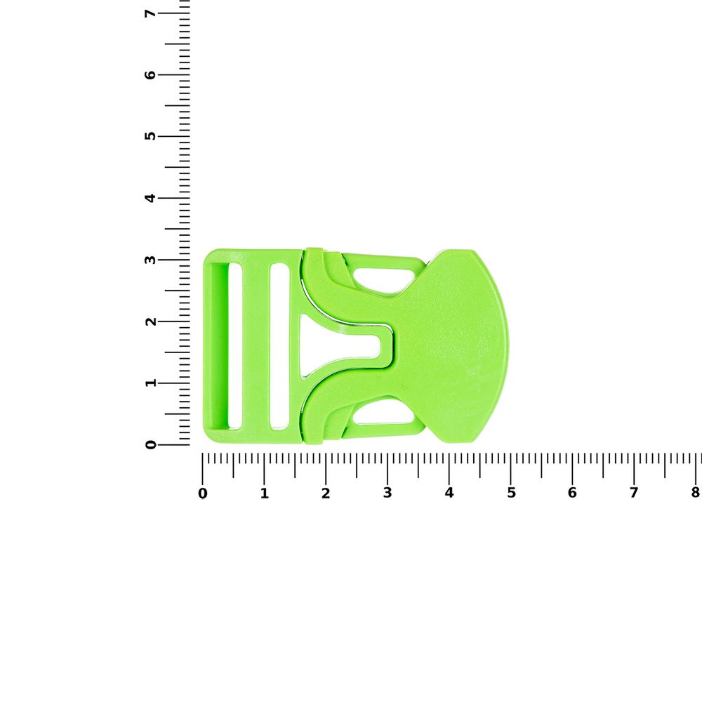 Застежка-пряжка одностороняя Triden, зеленый неон / Миниатюра WWW (1000)