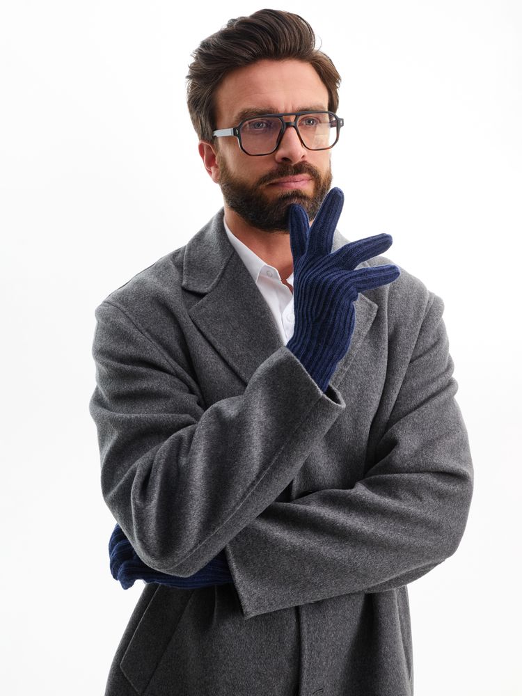 Перчатки Bernard, темно-синие / Миниатюра WWW (1000)