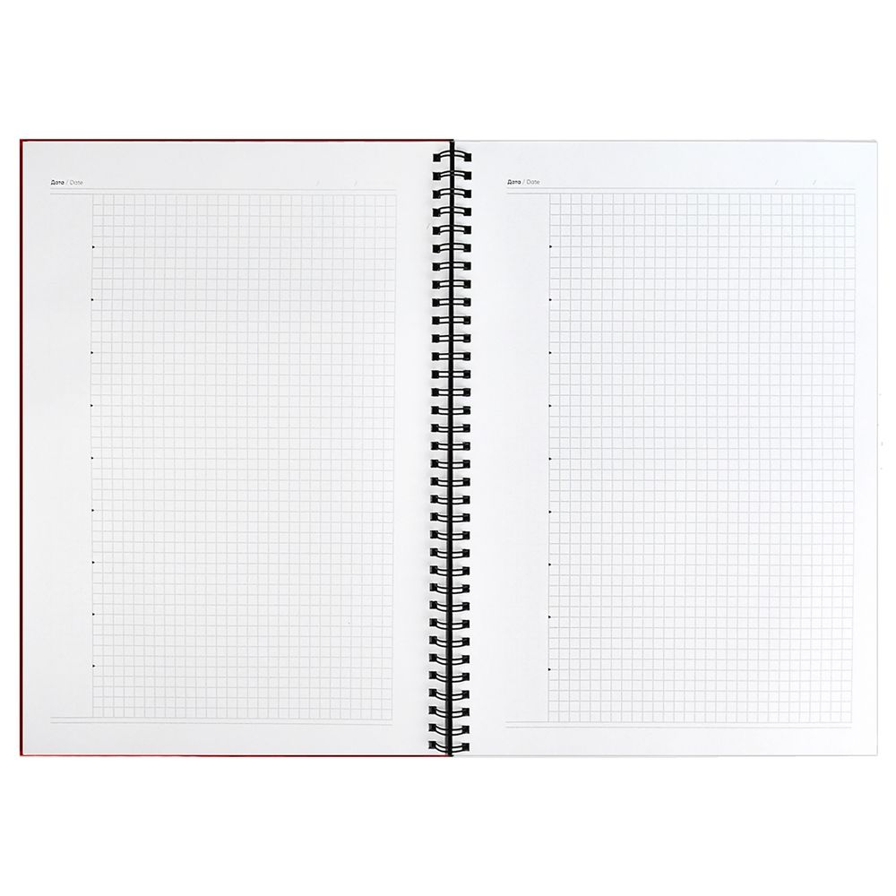 Ежедневник Notera, недатированный, красный / Миниатюра WWW (1000)