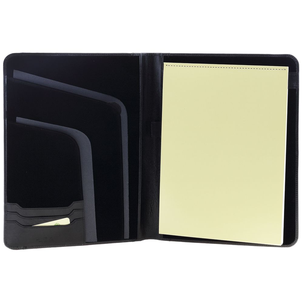 Папка с блокнотом Vernazza, черная / Миниатюра WWW (1000)