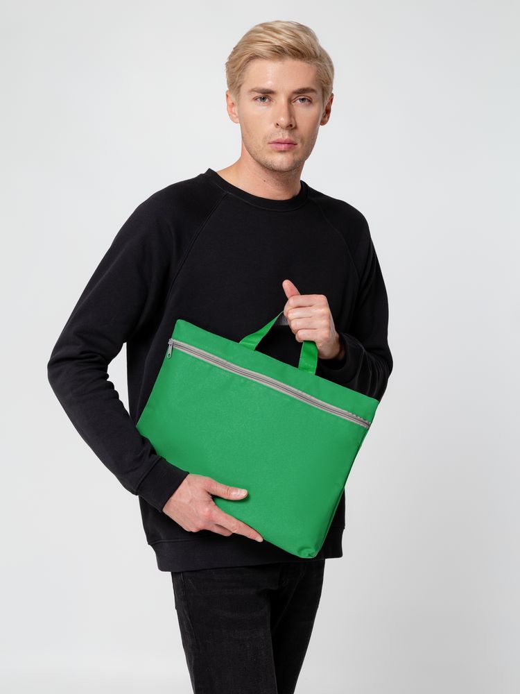 Сумка-папка Simple, зеленая / Миниатюра WWW (1000)