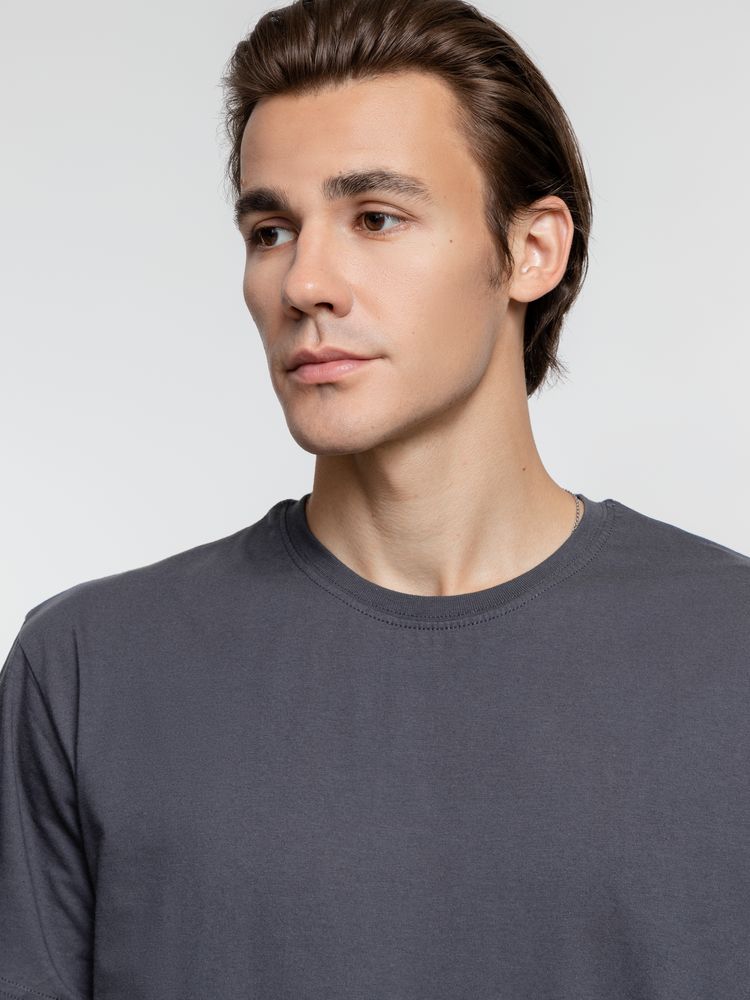 Футболка унисекс T-Bolka 160, темно-серая (графит) / Миниатюра WWW (1000)