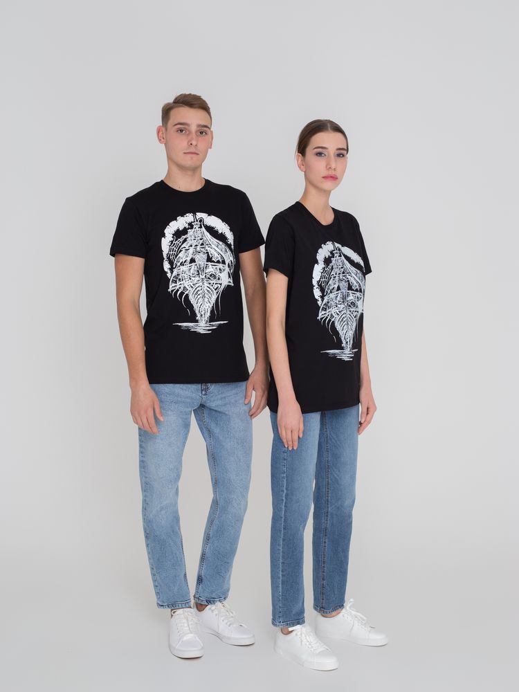 Футболка «Летучий Голландец», черная / Миниатюра WWW (1000)