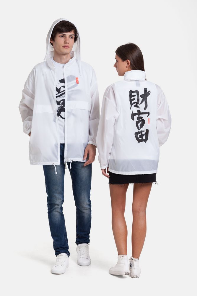 Ветровка «Вечные ценности. Богатство», белая / Миниатюра WWW (1000)