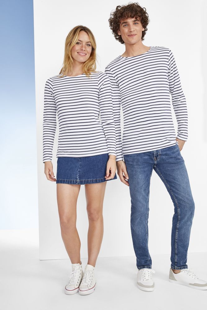 Футболка женская Marine Women, белая с красным / Миниатюра WWW (1000)