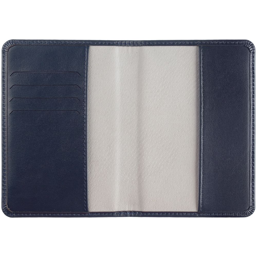 Обложка для паспорта Signature, синяя с голубым / Миниатюра WWW (1000)