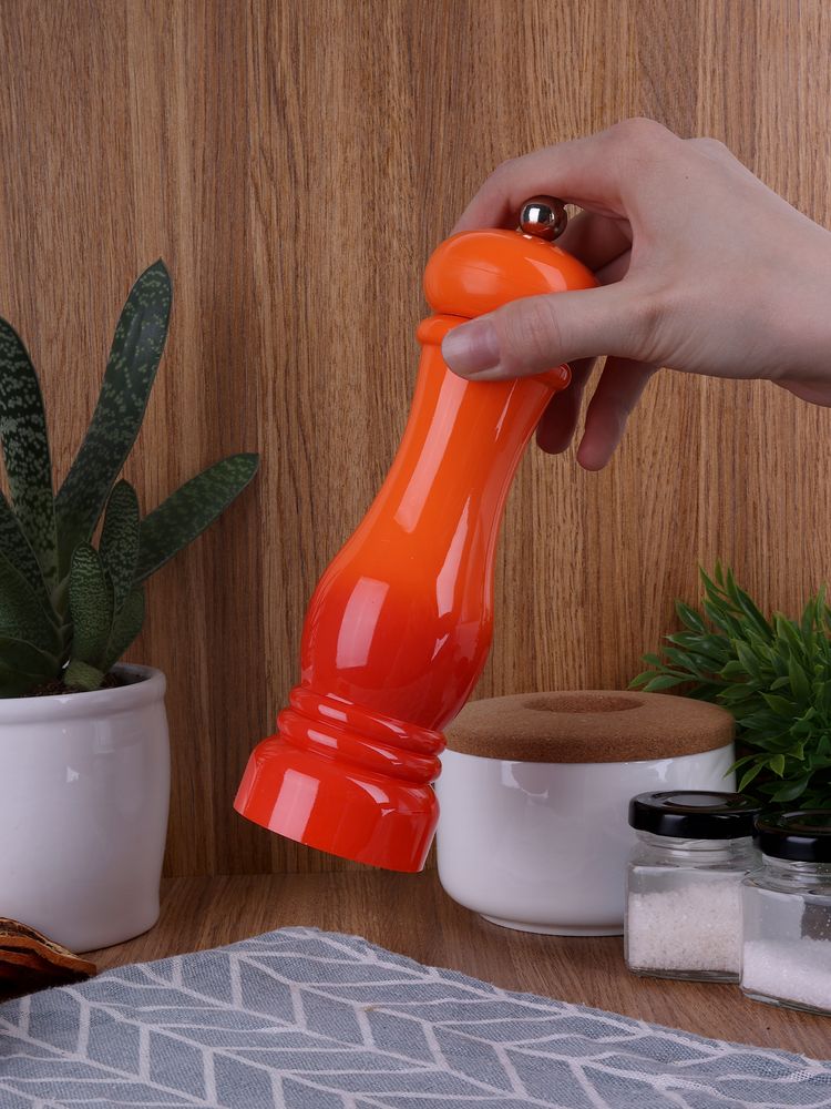 Механическая мельница для специй Gambit, оранжево-красная / Миниатюра WWW (1000)