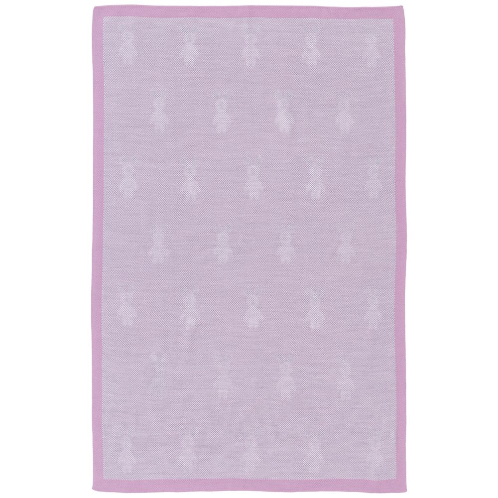 Плед детский с зайками Beastie Toys, розовый / Миниатюра WWW (1000)