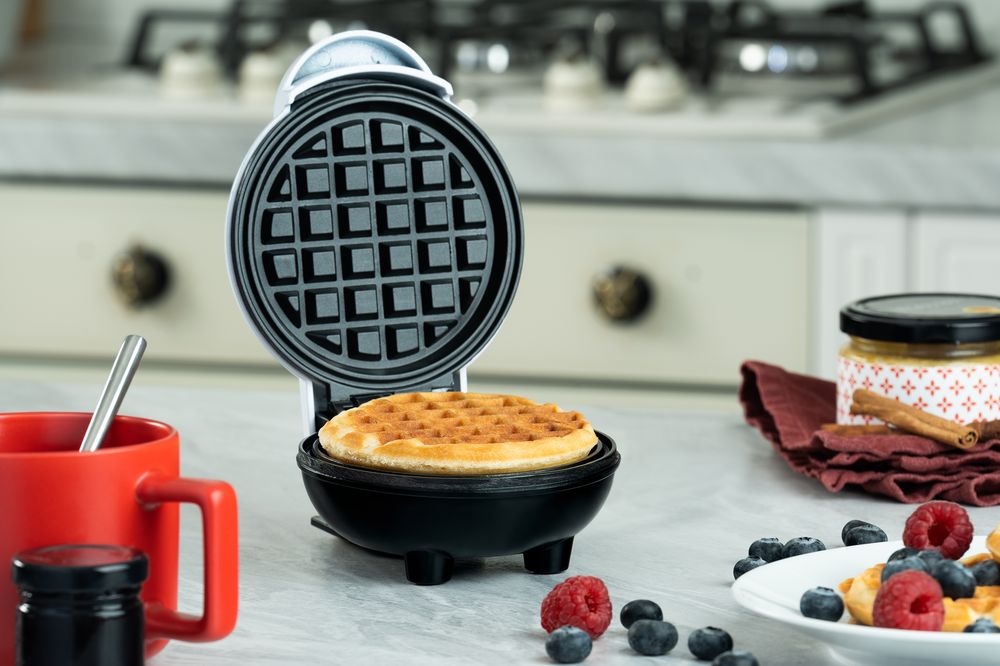 Электрическая вафельница GoRound, белая / Миниатюра WWW (1000)