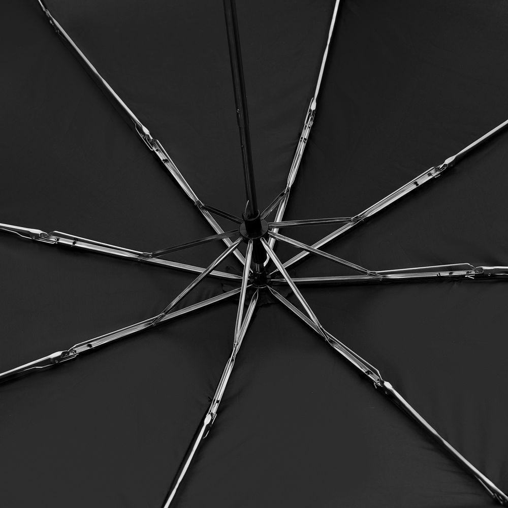 Зонт складной Basic, черный / Миниатюра WWW (1000)