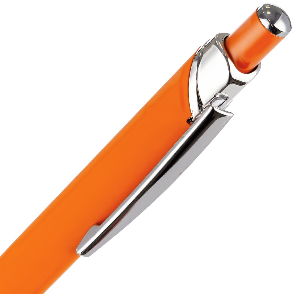 Ручка шариковая Chromos Soft Touch, оранжевая / Миниатюра WWW (1000)