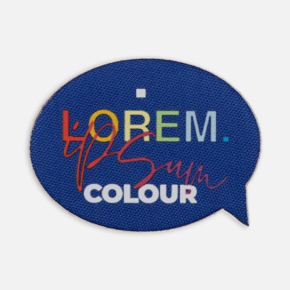 Наклейка тканевая Lunga Bubble, M, синяя / Миниатюра WWW (1000)