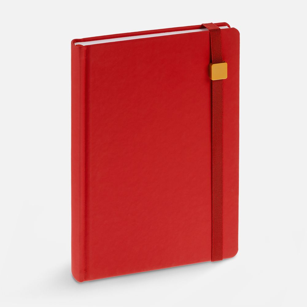 Ежедневник Favor Gold, недатированный, красный / Миниатюра WWW (1000)