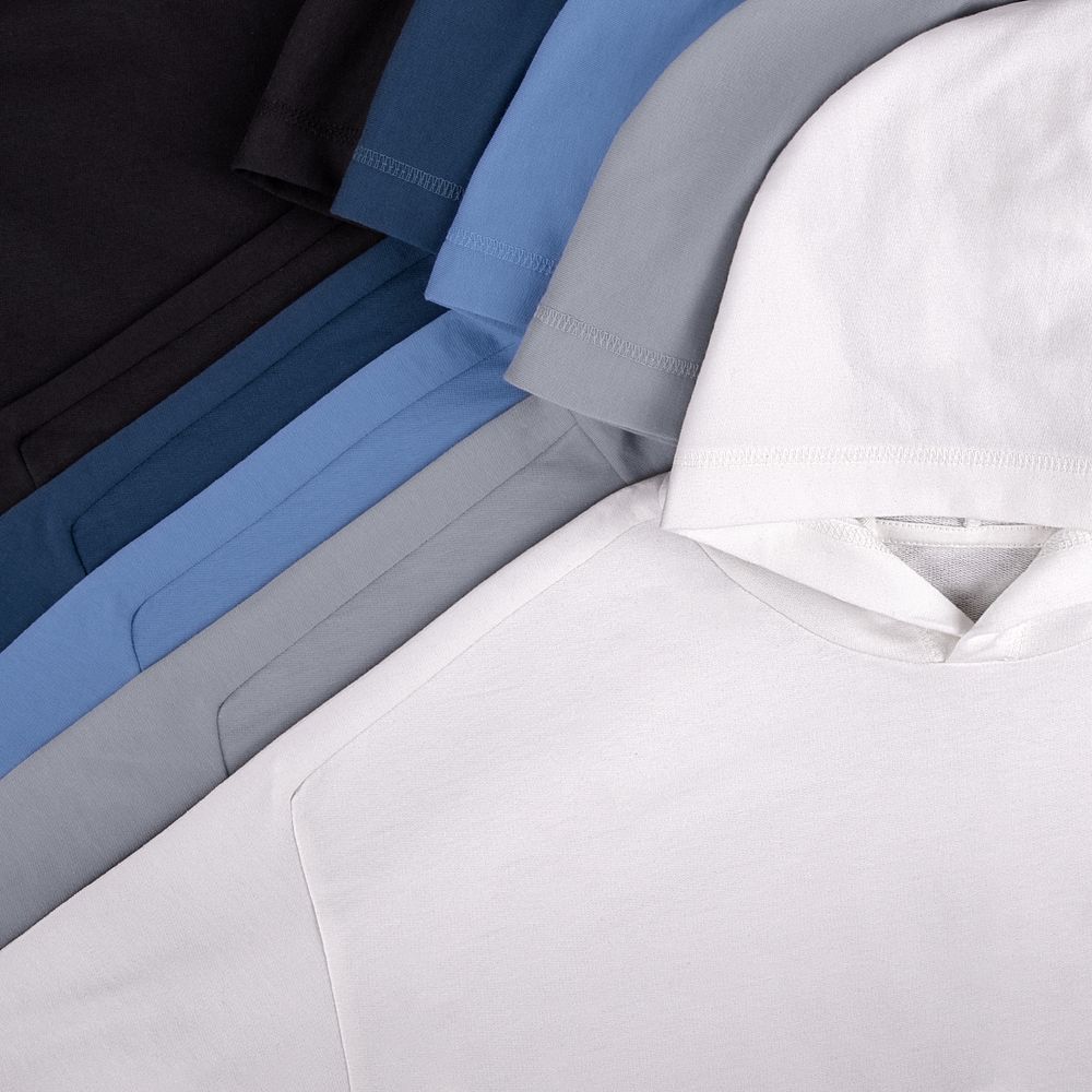 Футболка оверсай унисекс с капюшоном Neofit, синяя / Миниатюра WWW (1000)