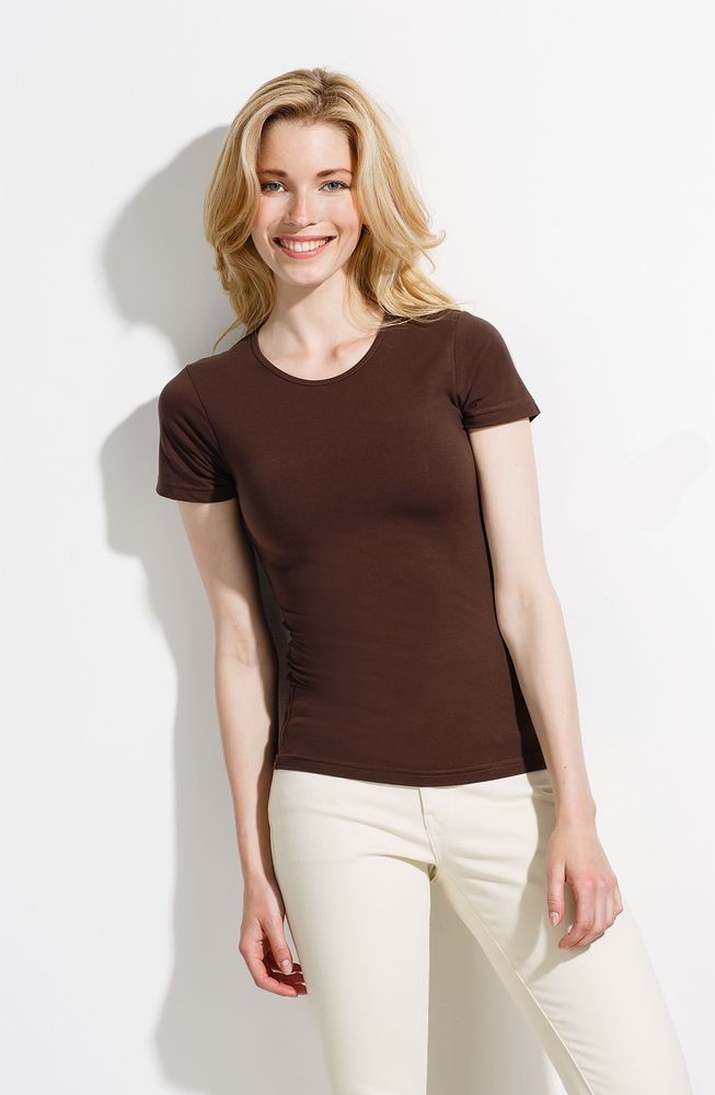 Футболка женская Miami 170, белая / Миниатюра WWW (1000)