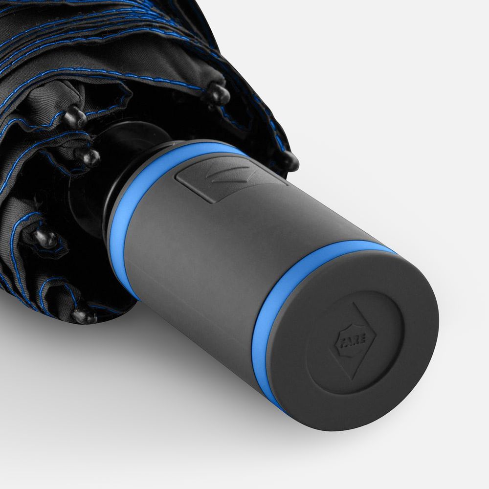 Зонт складной AOC Mini с цветными спицами, синий / Миниатюра WWW (1000)