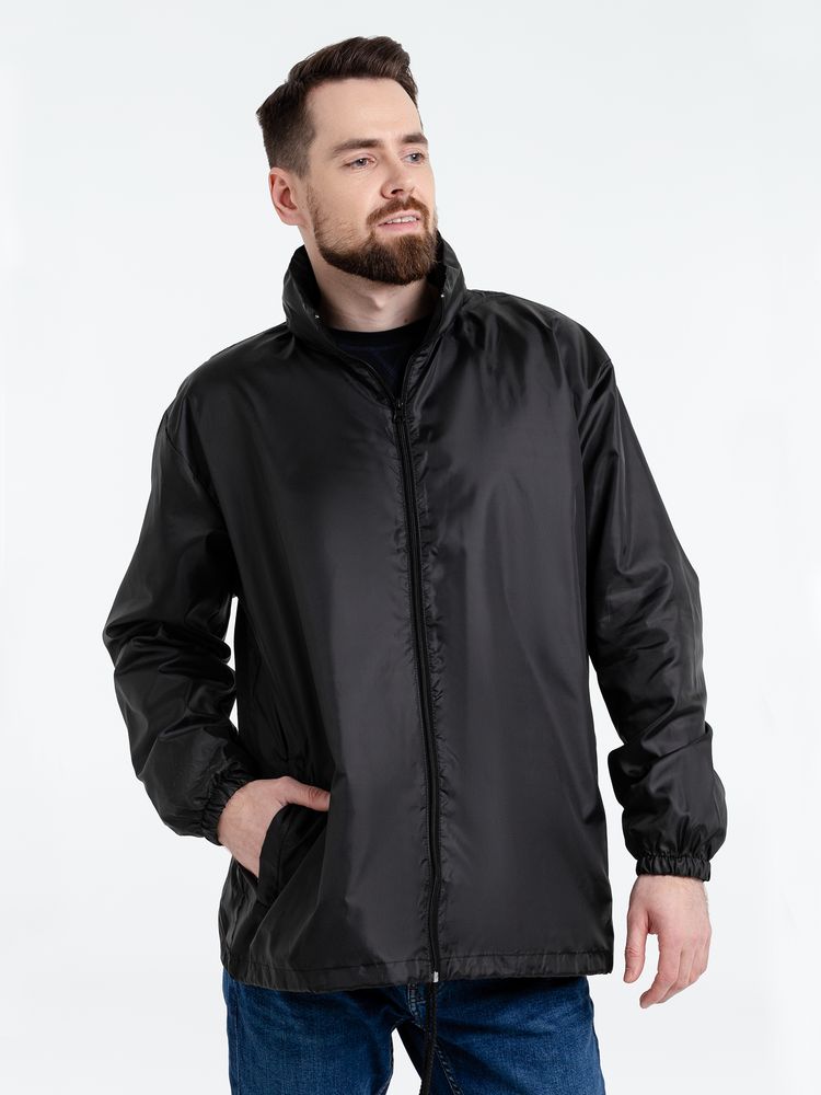 Ветровка унисекс Shift, черная / Миниатюра WWW (1000)