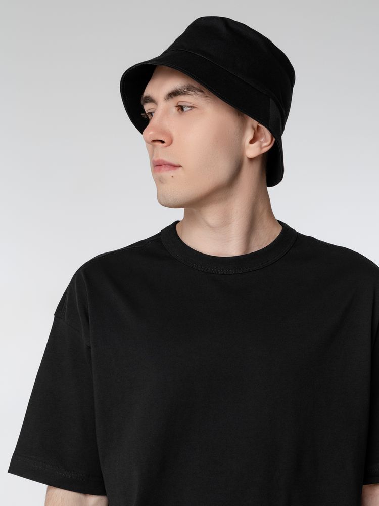 Футболка оверсайз мужская Boxy Men, черная / Миниатюра WWW (1000)