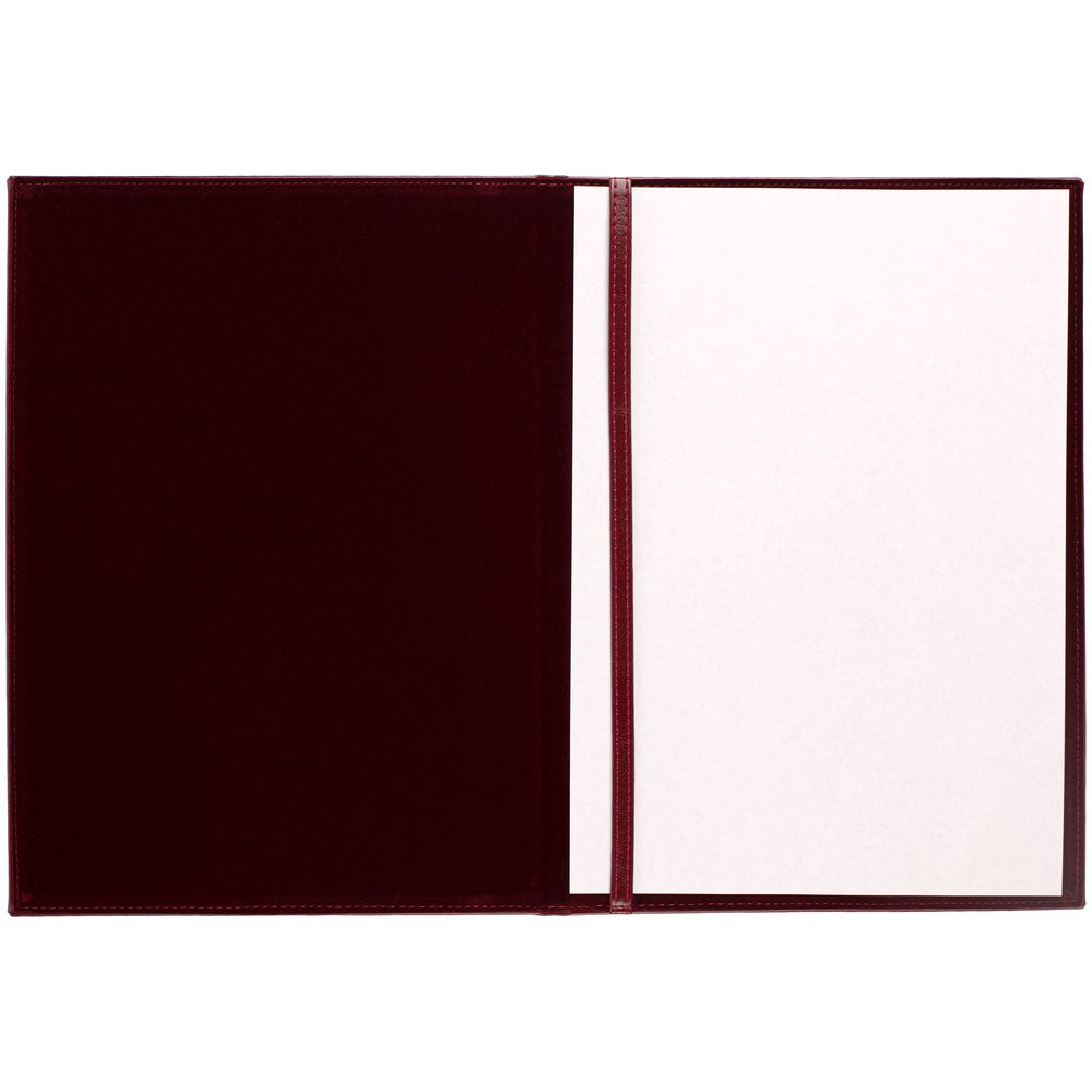 Папка адресная Nebraska, бордовая / Миниатюра WWW (1000)