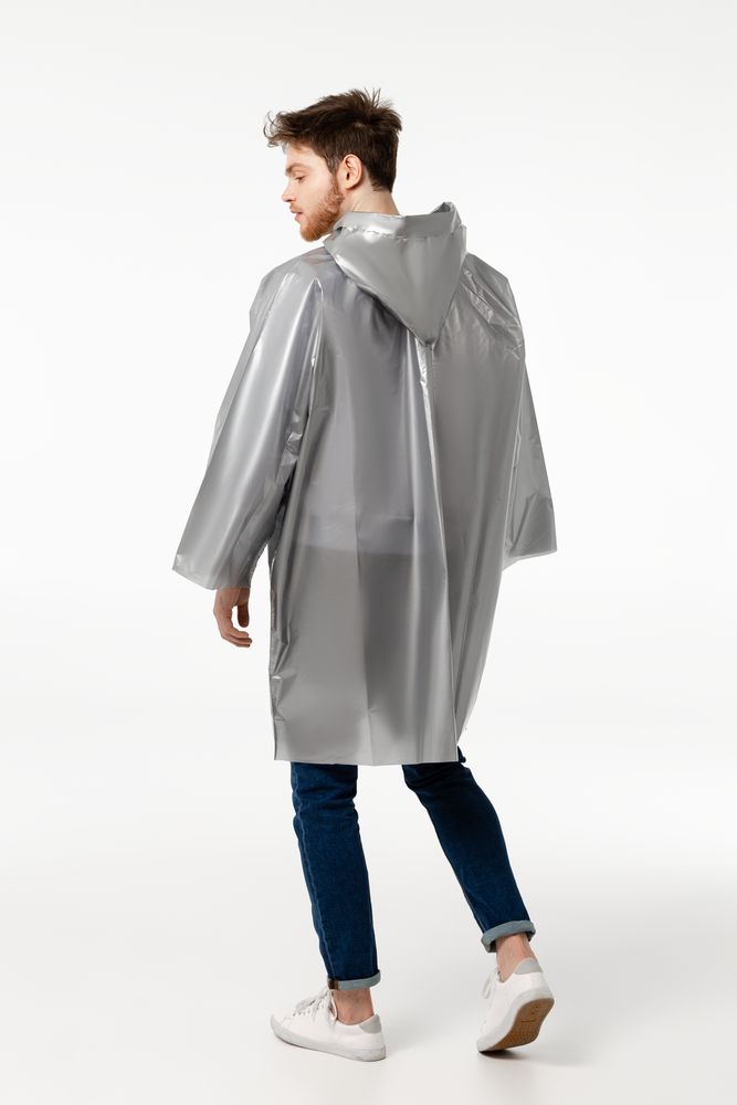 Дождевик-плащ CloudTime, серебристый / Миниатюра WWW (1000)