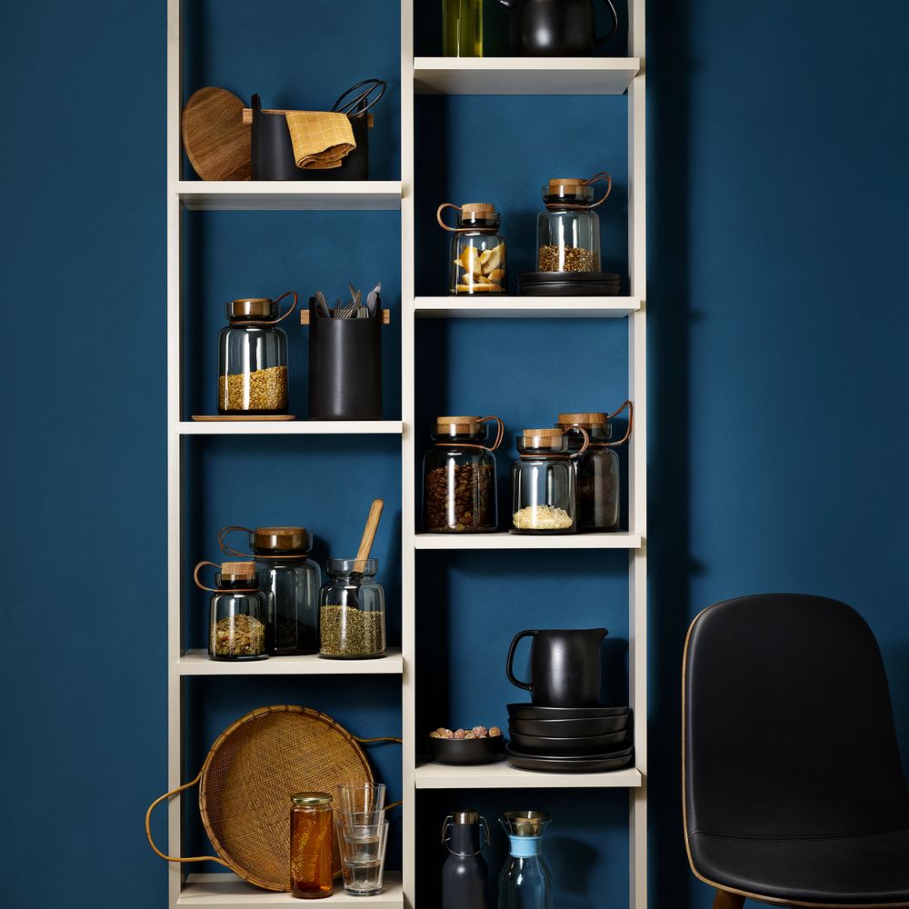 Банка для хранения Silhouette, большая, серая / Миниатюра WWW (1000)