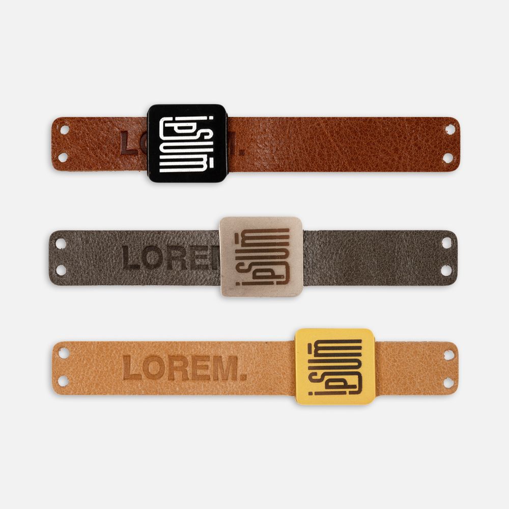 Лейбл кожаный Gimel, S, серый / Миниатюра WWW (1000)