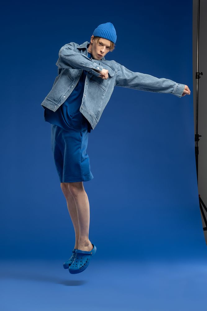 Куртка джинсовая O2, голубая / Миниатюра WWW (1000)