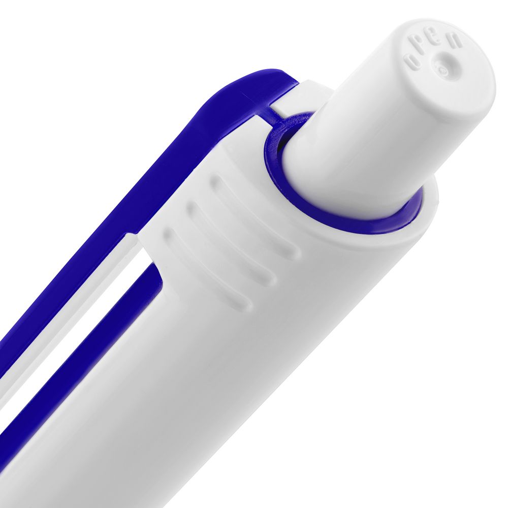 Ручка шариковая Rush Special, бело-синяя / Миниатюра WWW (1000)