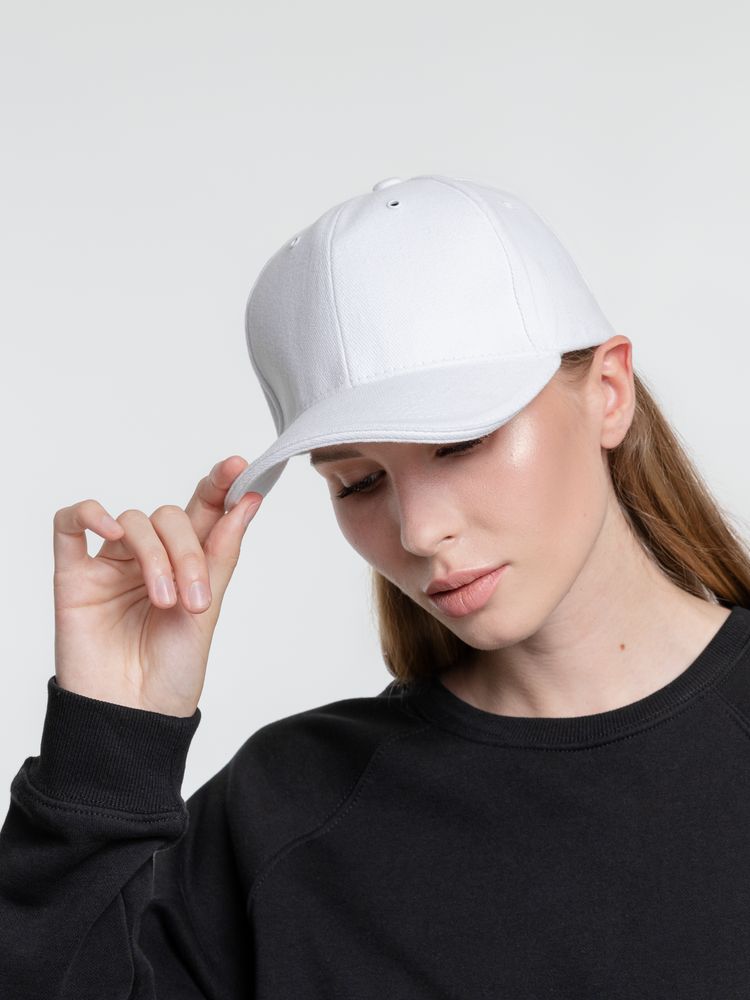 Бейсболка Generic, белая / Миниатюра WWW (1000)