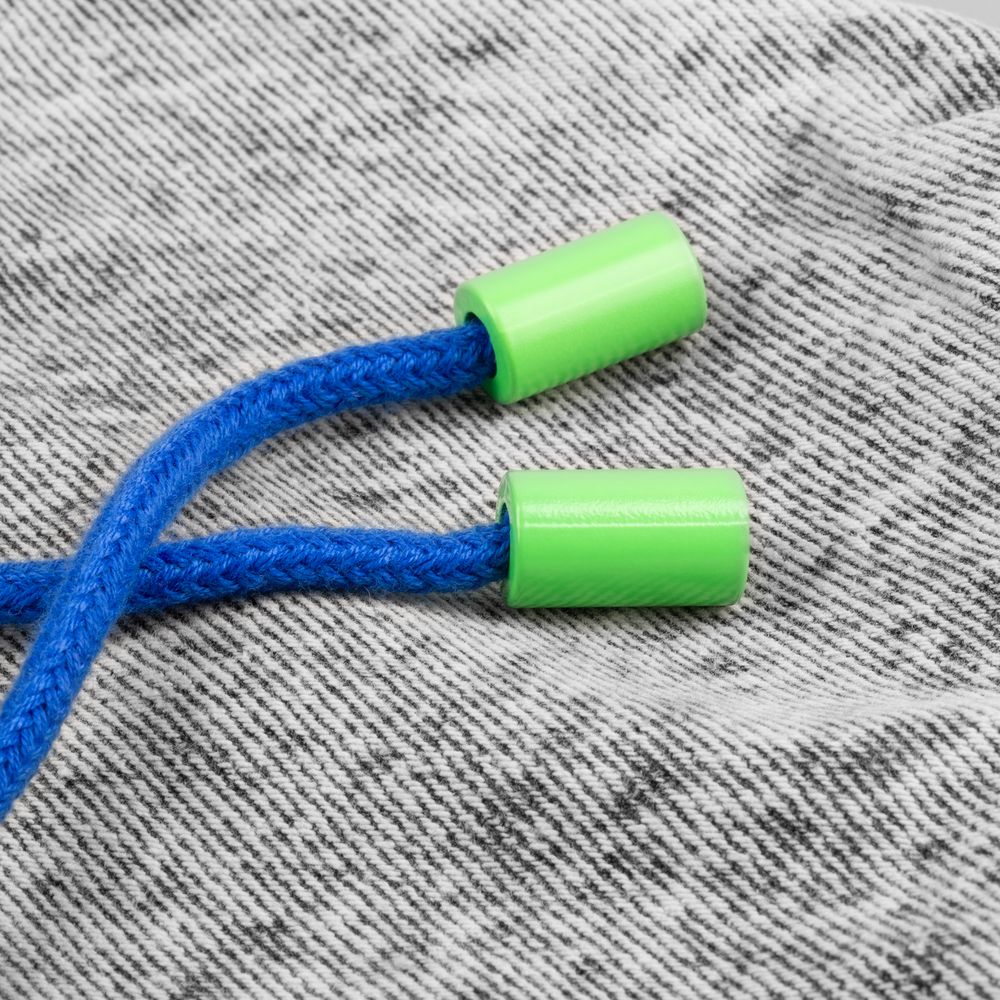 Наконечник для шнурка Tizzle, зеленый неон / Миниатюра WWW (1000)