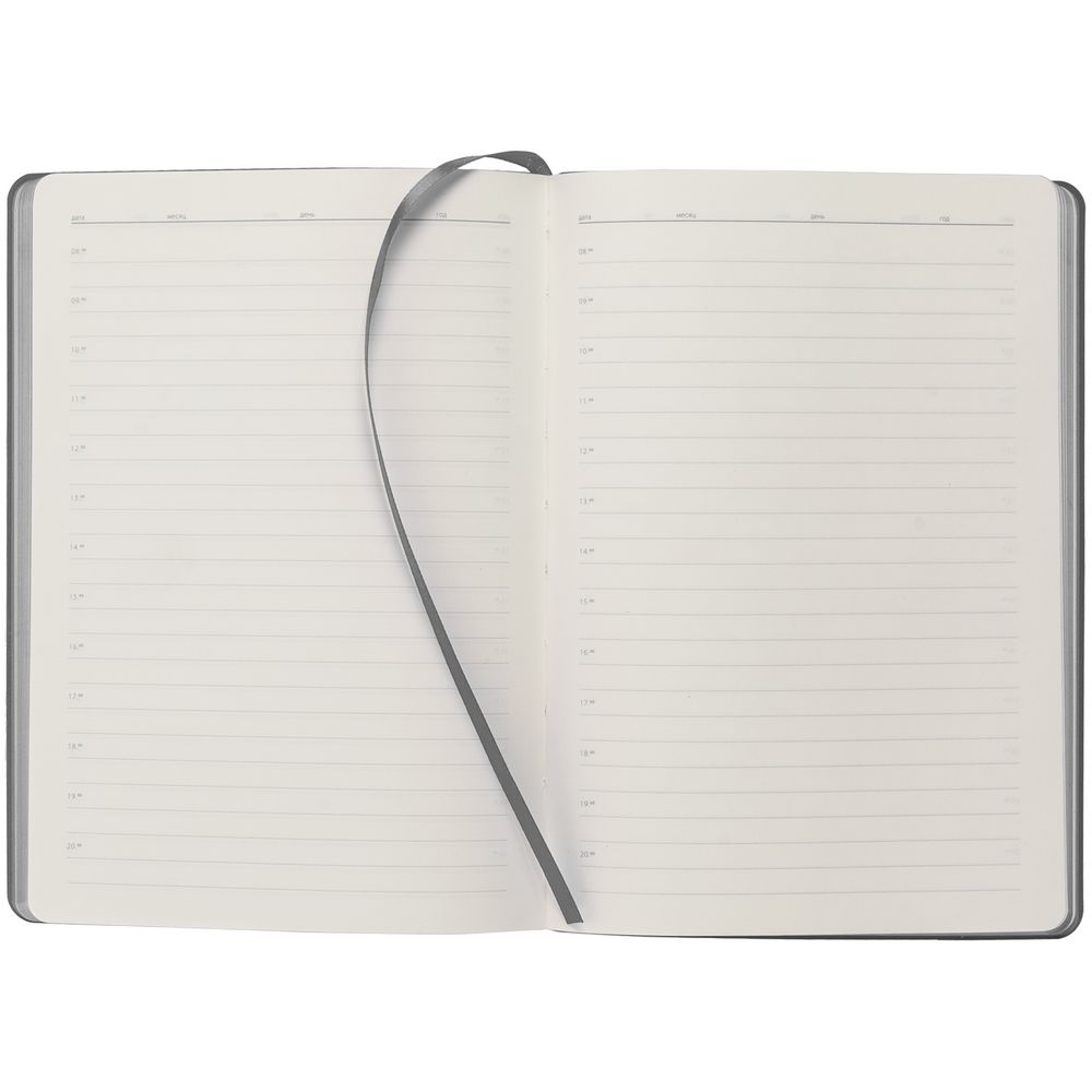 Ежедневник Ridge, недатированный, серый / Миниатюра WWW (1000)