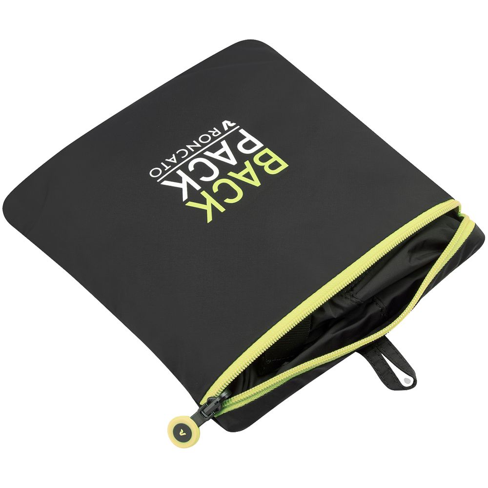 Складной рюкзак Compact Neon, черный с зеленым / Миниатюра WWW (1000)