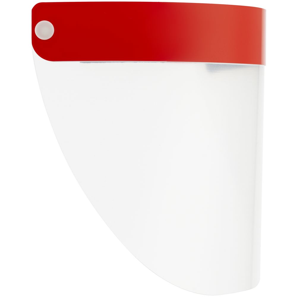 Прозрачный экран для лица Barrier, немедицинский, с красной лентой / Миниатюра WWW (1000)