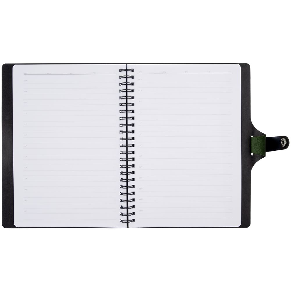 Ежедневник Strep Front, недатированный, зеленый / Миниатюра WWW (1000)