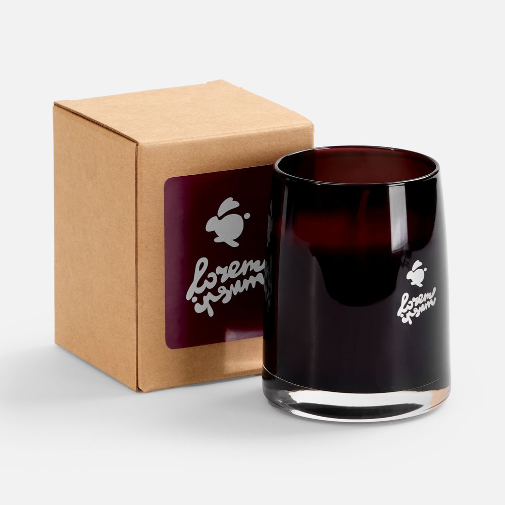 Ароматическая свеча Fragnola, грейпфрут и ветивер, бордовая / Миниатюра WWW (1000)