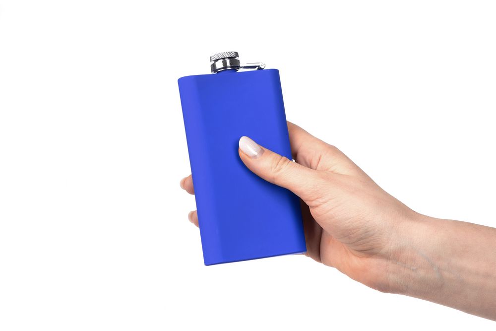 Фляжка Beatum, синяя / Миниатюра WWW (1000)