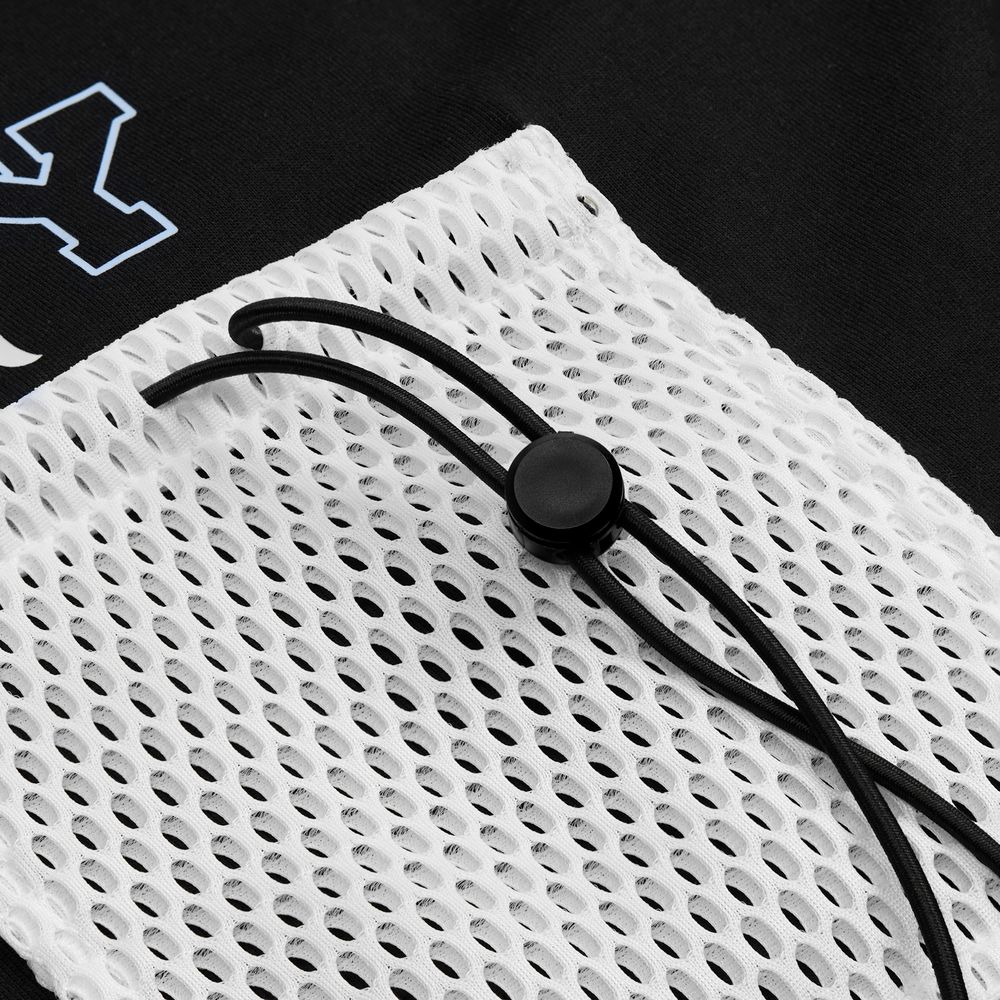 Круглая резинка Chapu M, черная, 100 см / Миниатюра нанесения (1000)