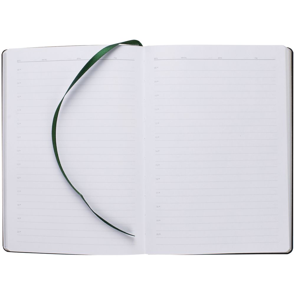 Ежедневник Nebraska Flex, недатированный, зеленый / Миниатюра WWW (1000)