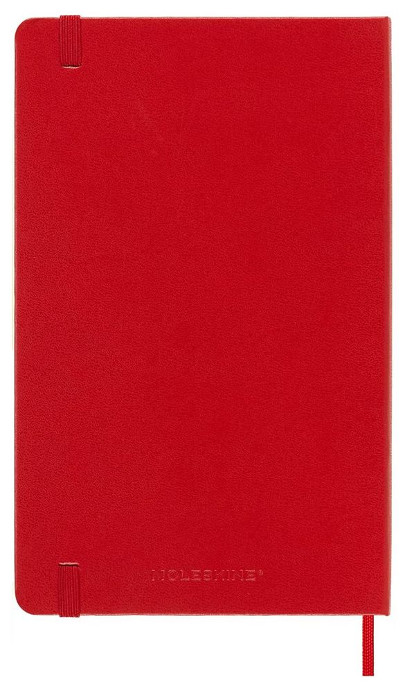 Еженедельник Moleskine Classic Large, датированный, красный / Миниатюра WWW (1000)