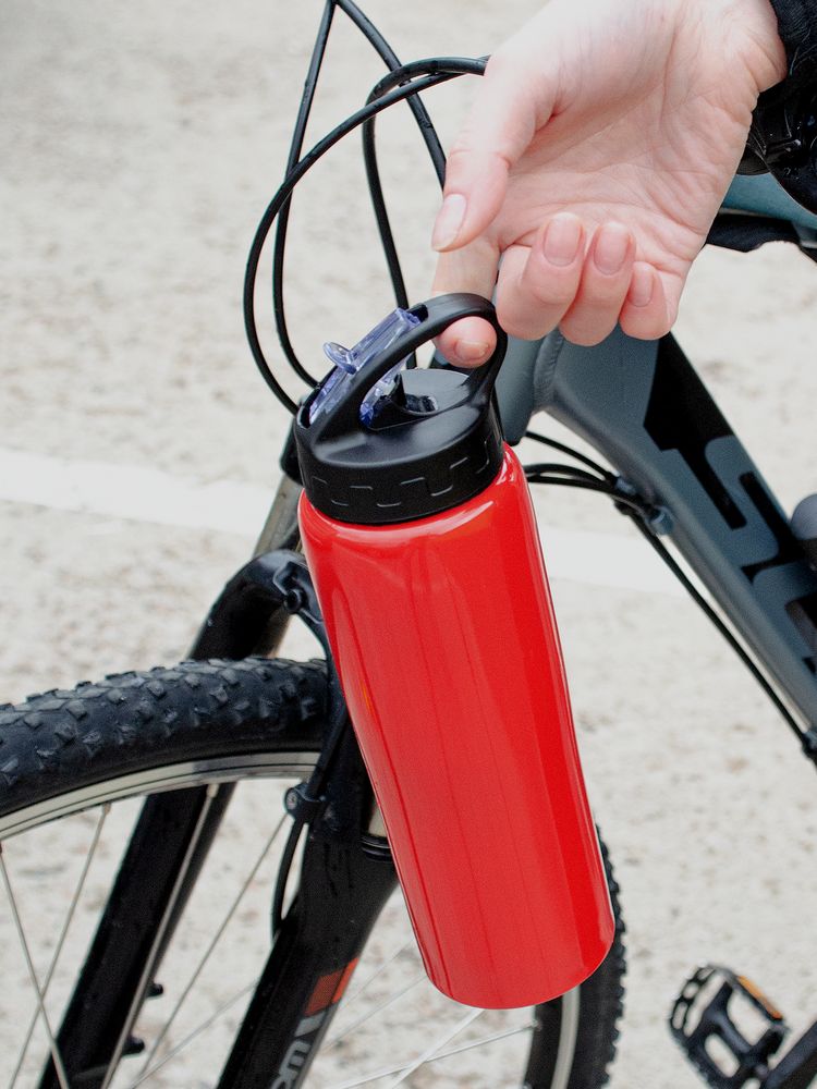 Спортивная бутылка Moist, красная / Миниатюра WWW (1000)